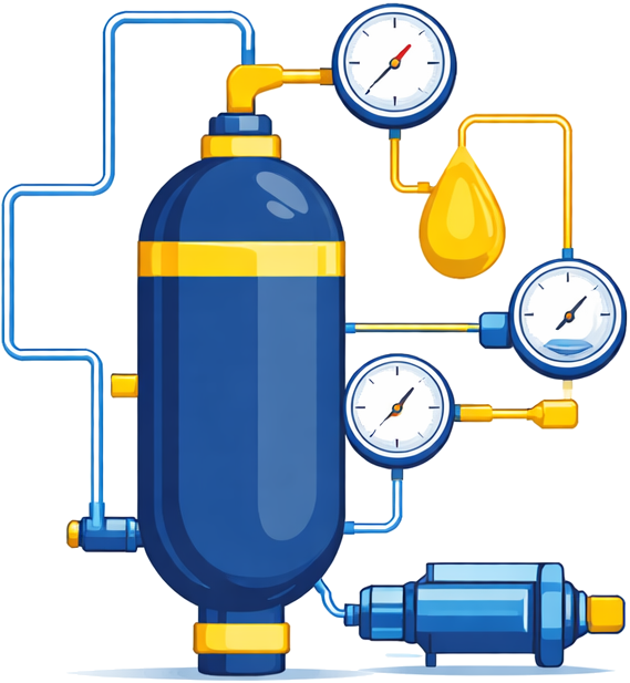 Hydraulic illustration